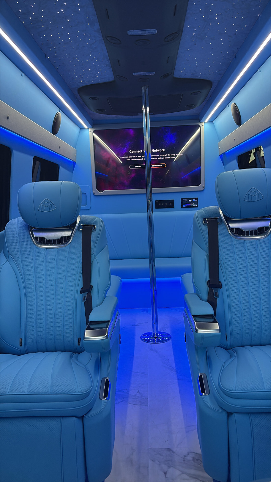 Maybach Sprinter — Blue Edition interior detail 1